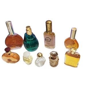 Assorted Vintage & Antique Perfume Bottles Collection